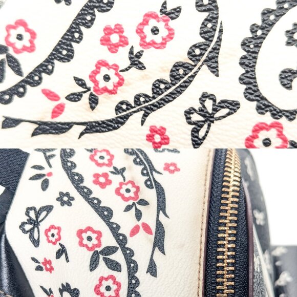 COACH Mini Charlie Backpack In Butterfly Print Thunder - Picture 8 of 16